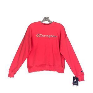 NEW! Champion Sweatshirt Womens XS/Small Pink Power Blend Long Sleeve Activewear